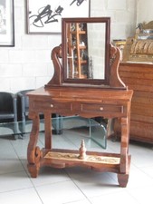 IMPORTANTE MOBILE PETINEUSE CON SPECCHIO CASSETTI LEGNO INTARSIATO CAVALLO
