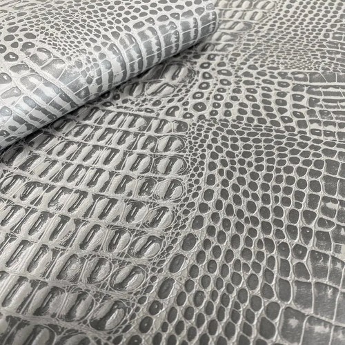 charcoal Marine Gator Upholstery Crafting Outdoor Vinyl Fabric By The