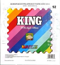 VATICANO FOGLIO FRANCOBOLLI MARINI KING 2011 NUOVO