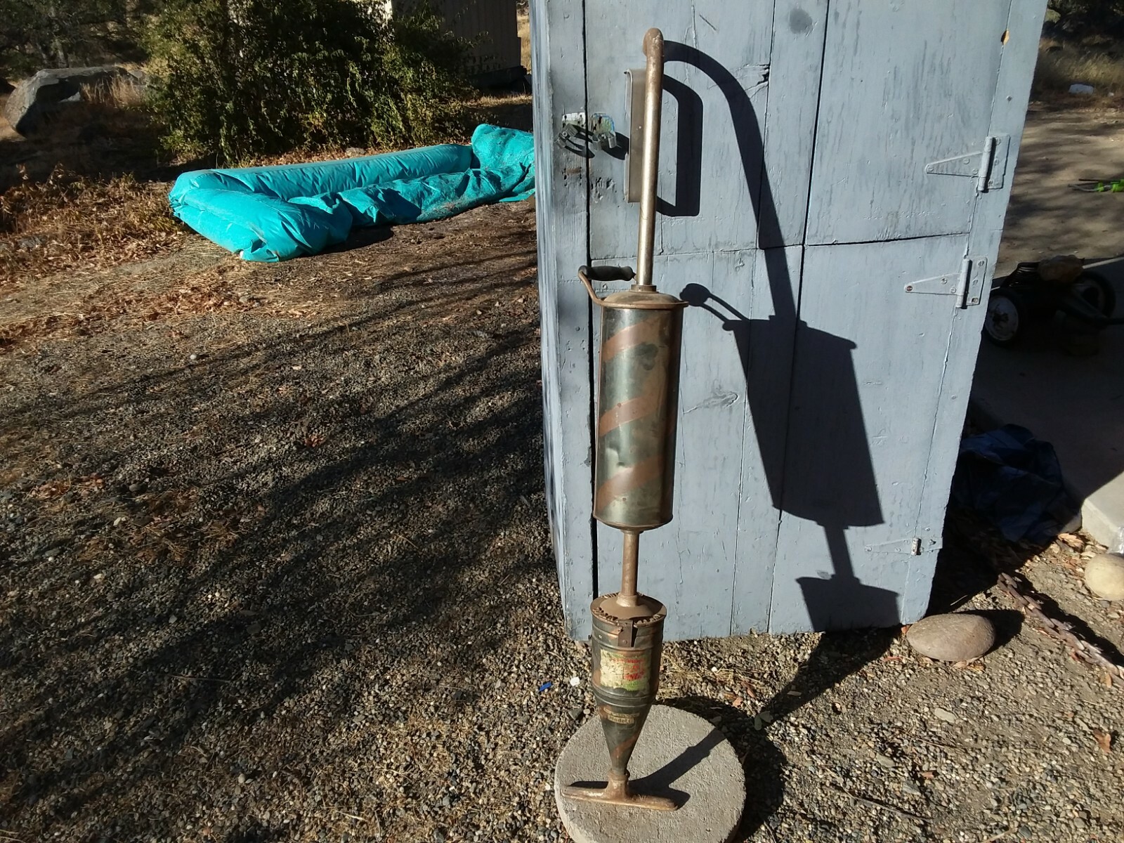 Antique 1914 HandPump Vacuum Cleaner Vintage Machine Cleaning