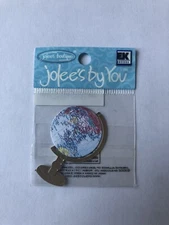 Jolee’s by you stickers Globe Scrapbooking Card