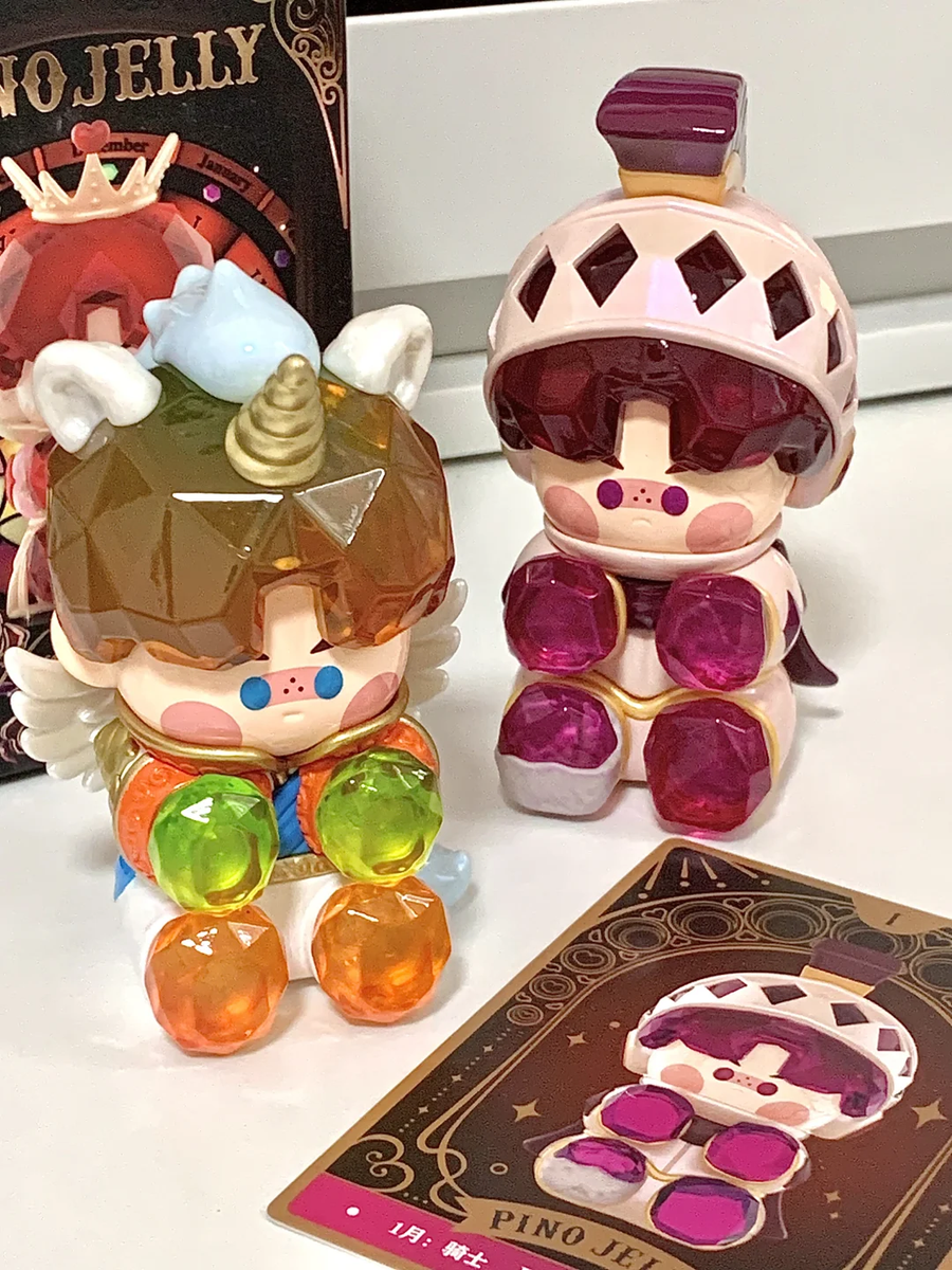 Authentic POP MART PINO JELLY Hard & Shiny Series Figures Hot Toy