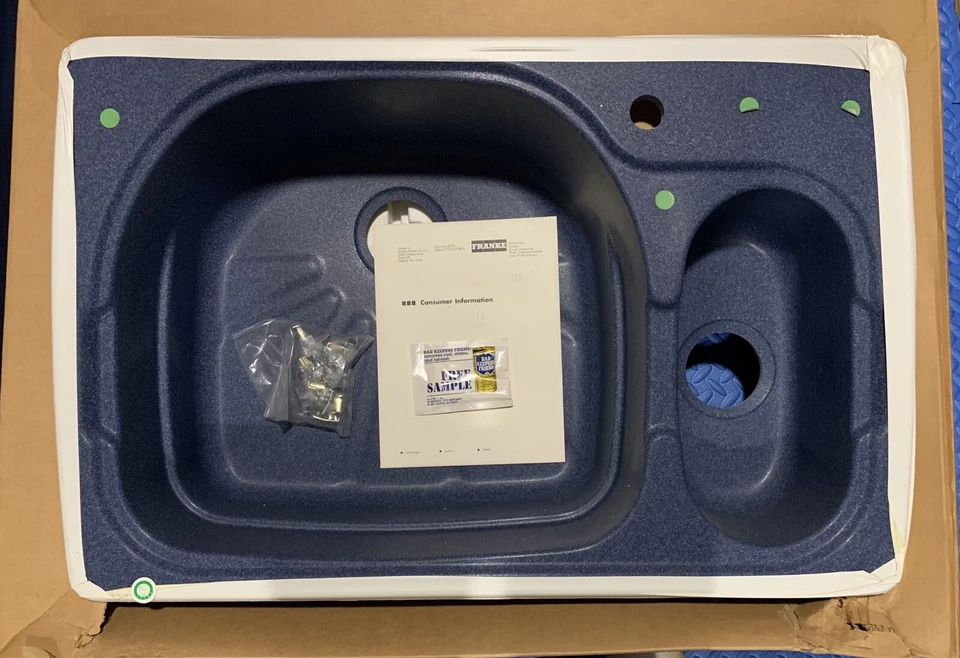 FRANKE ГРАНИТНАЯ РАКОВИНА «КОРОЛЕВСКИЙ СИНИЙ» #KPRG660RB» ДЛЯ ДОМА или РАБОТЫ, см. фото. - Изображение 2 из 4