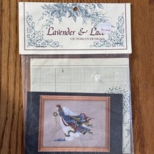 Lavender  Lace Victorian Designs Angel Of Freedom Cross Stitch Pattern NEW