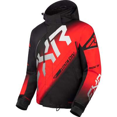 FXR CX F.A.S.T. Insulated Snowmobile Jacket - Red/White