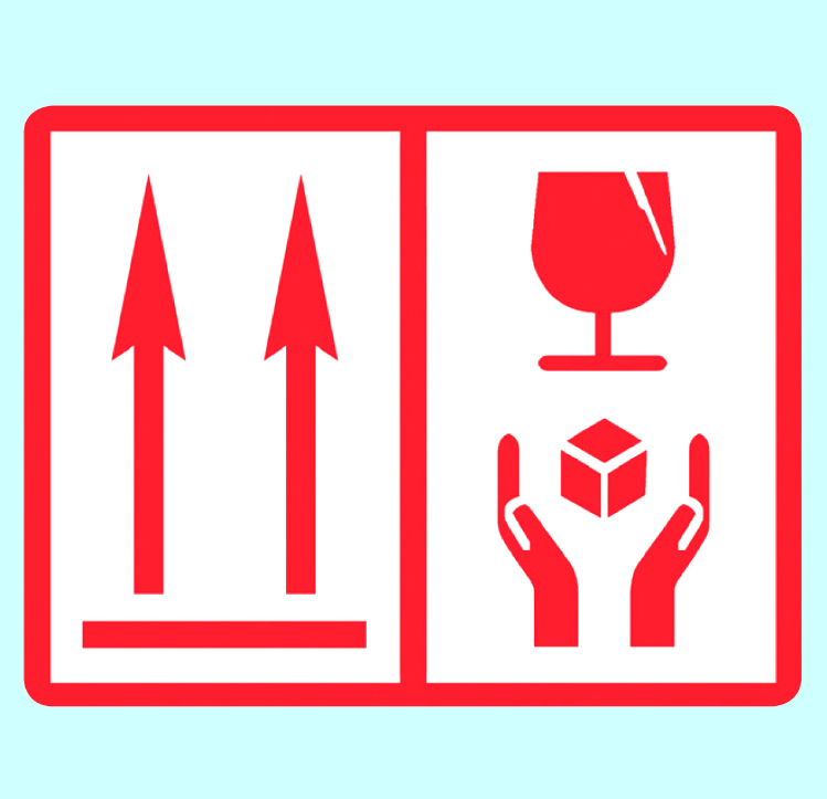 50 Grandi Maniglie Fragili Con Etichette Adesivi Per Cura 100 - Foto 8