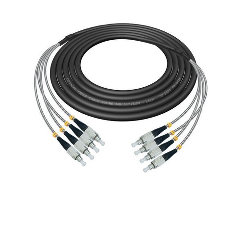 1M~20M 4 Strand MM OM3 7mm Fiber Optic Outdoor Cable with FC/SC/ST/LC Connector - Picture 6 of 15