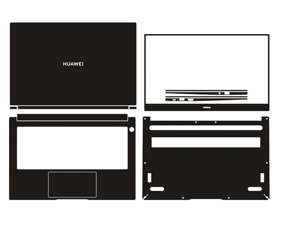 Dazzle Laptop Protector Leather Skin Stickers For HUAWEI MateBook D 14" - Image 2 of 4