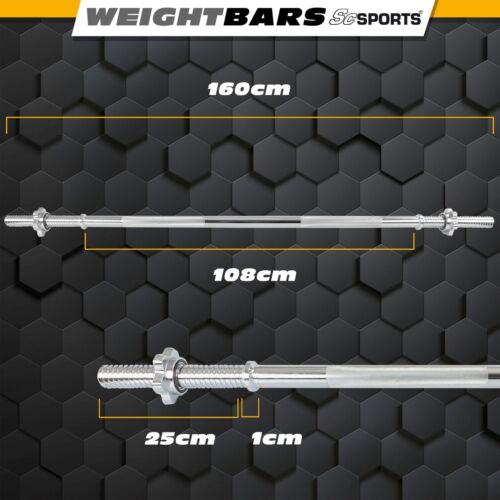 ScSPORTS® Hantelstangen Set Langhantelstange SZ Stange 30mm Kurzhantelstangen - Bild 8 von 34