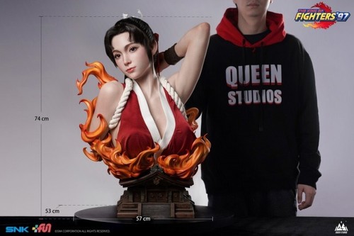 Queen Studios KOF 97 Mai Shiranui 1/1 Bust Limited Edition Statue - Picture 3 of 3