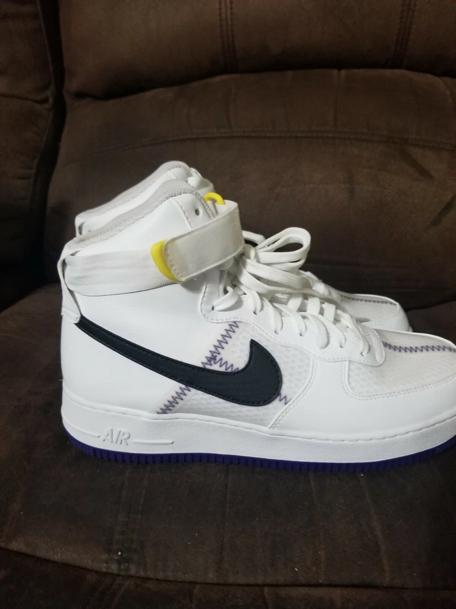 Nike Air Force 1 High ‘07 LV8 1“Varsity Pack”White/Purple Sz.9 (CI1117-100)