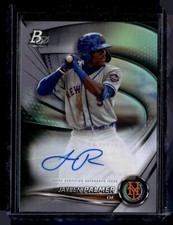 2022 BOWMAN PLATINUM AUTO JAYLEN PALMER METS