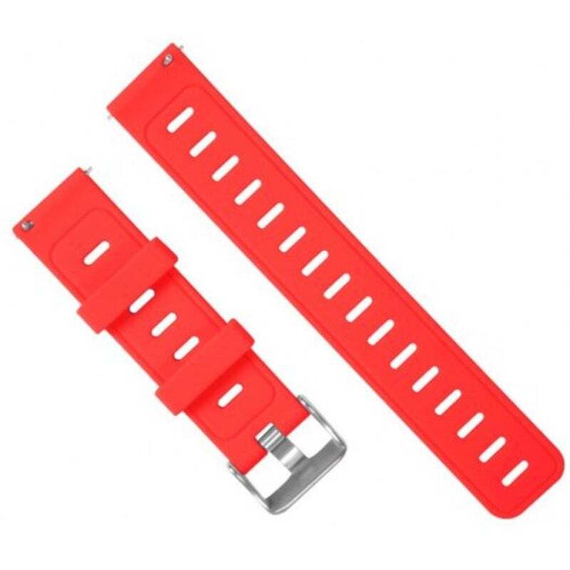 Silicone Watch Band Strap For Amazfit Bip Youth Red silicone Watch Bands