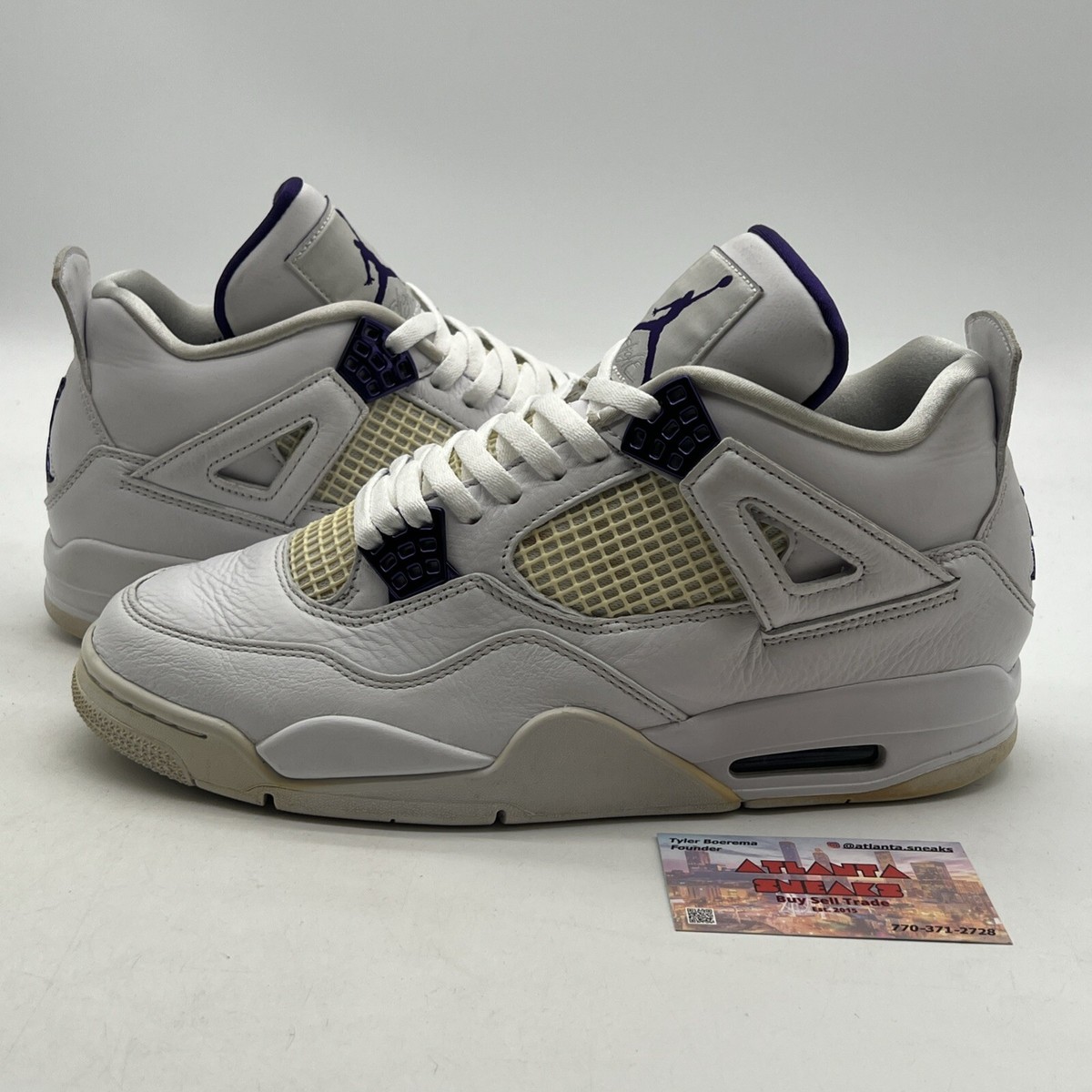 air jordan 4 purple metallic for sale