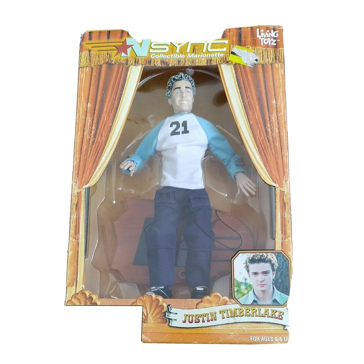 Living Toyz Nsync Timberlake/Chasez/Kirkpatrick Vtg Marionette