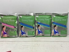 4 Pack Cooling Towels for Neck and Face Cooling Cloth 3 Blue 1 Pink