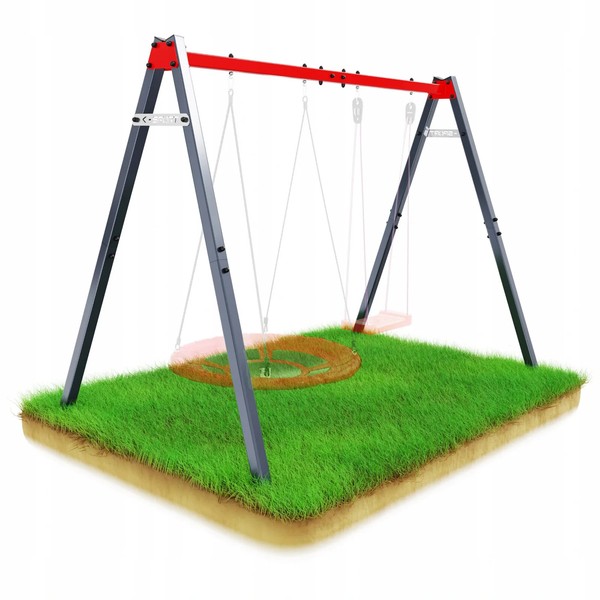 Kinderschaukel Gartenschaukel Kinder Schaukelgestell Rahmen Metallgestell Top-image
