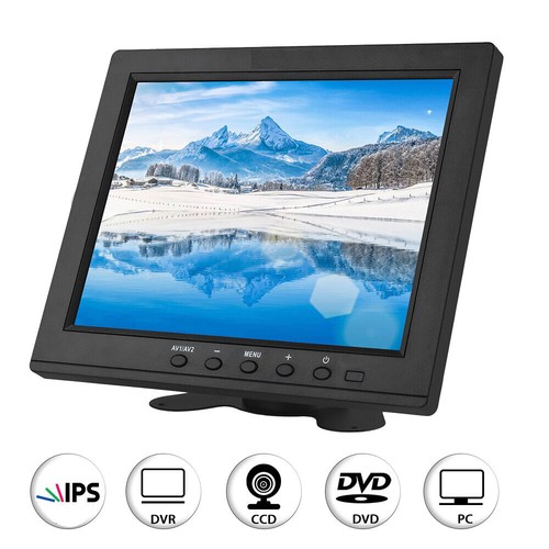 8" AUDIO LCD Color Display Monitor HDMI VGA BNC AV For PC CCTV DVR Backup Camera - Picture 1 of 12