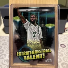 2023-24 Topps Chrome Cosmic Extraterrestrial Talent ET-2 Jaylen Brown, Boston Ce