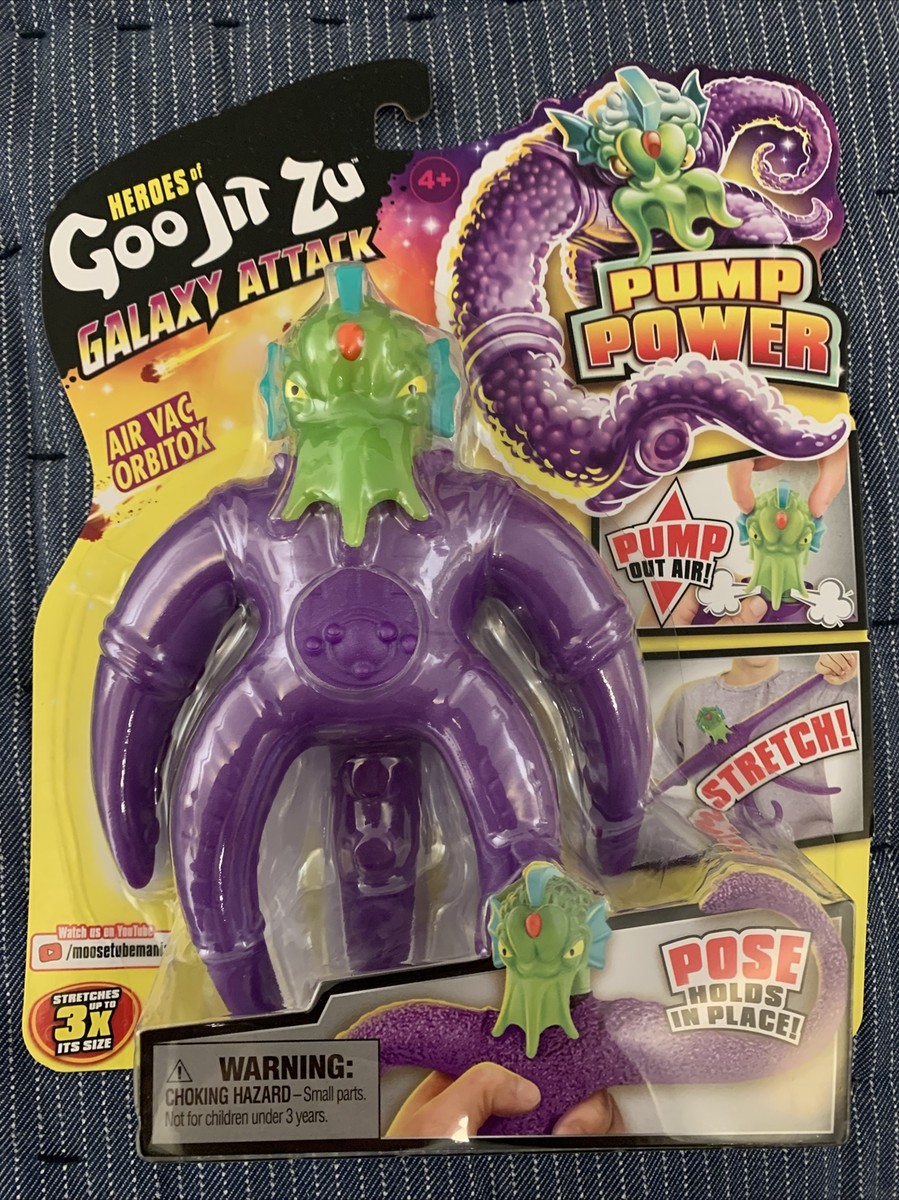 NEW 2021 Goo Jit Zu GALAXY ATTACK AIR VAC ORBITOX Pump Out Air