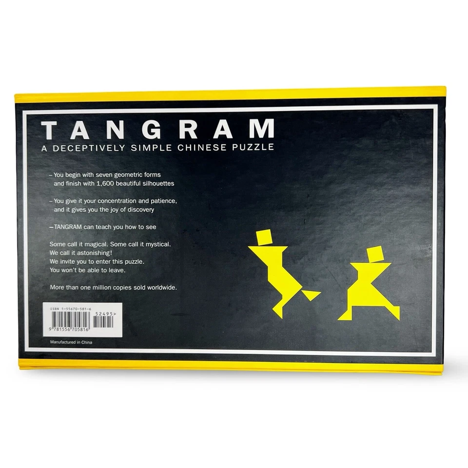 Tangram 1600 Rompecabezas Chinos Antiguos Juego Mental Pensamiento Cerebral Aprender Creativamente Casi Nuevo Foto 2 de 4