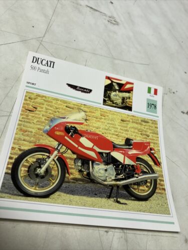 Ducati 500 Pantah 1978 carte motorrad collection Atlas Italie - 第 1/2 張圖片