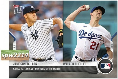 2021 Topps Now 605 Jameson Taillon / Walker Buehler