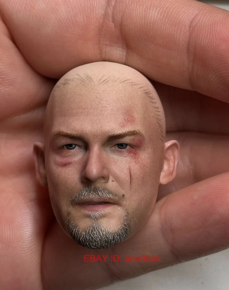 Figura de acción masculina personalizada The Walking Dead Daryl Dixon escala 1/6 cabeza esculpida Foto 3 de 4