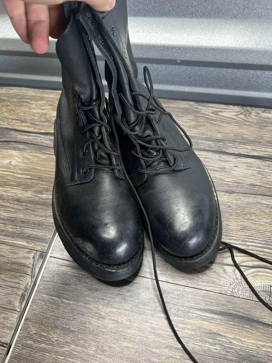 black combat boots size 5