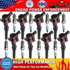 8X Ignition Coil Pack & 8X Iridium Spark Plug For Ford F-150 4.6L 5.4L V8 DG508