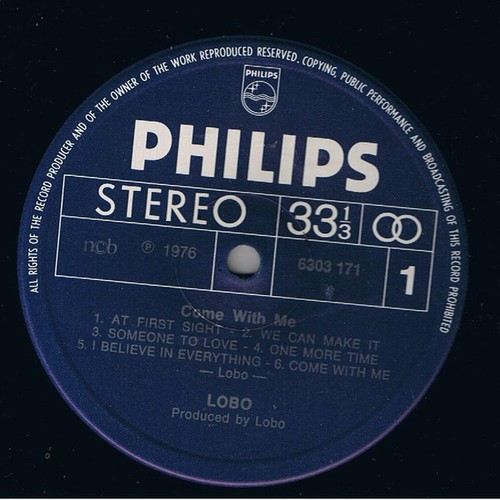 1976 Lobo – Come With Me Vinyl LP 黑膠唱片 Pop, Folk, World, & Country Scandinavia - Picture 3 of 3