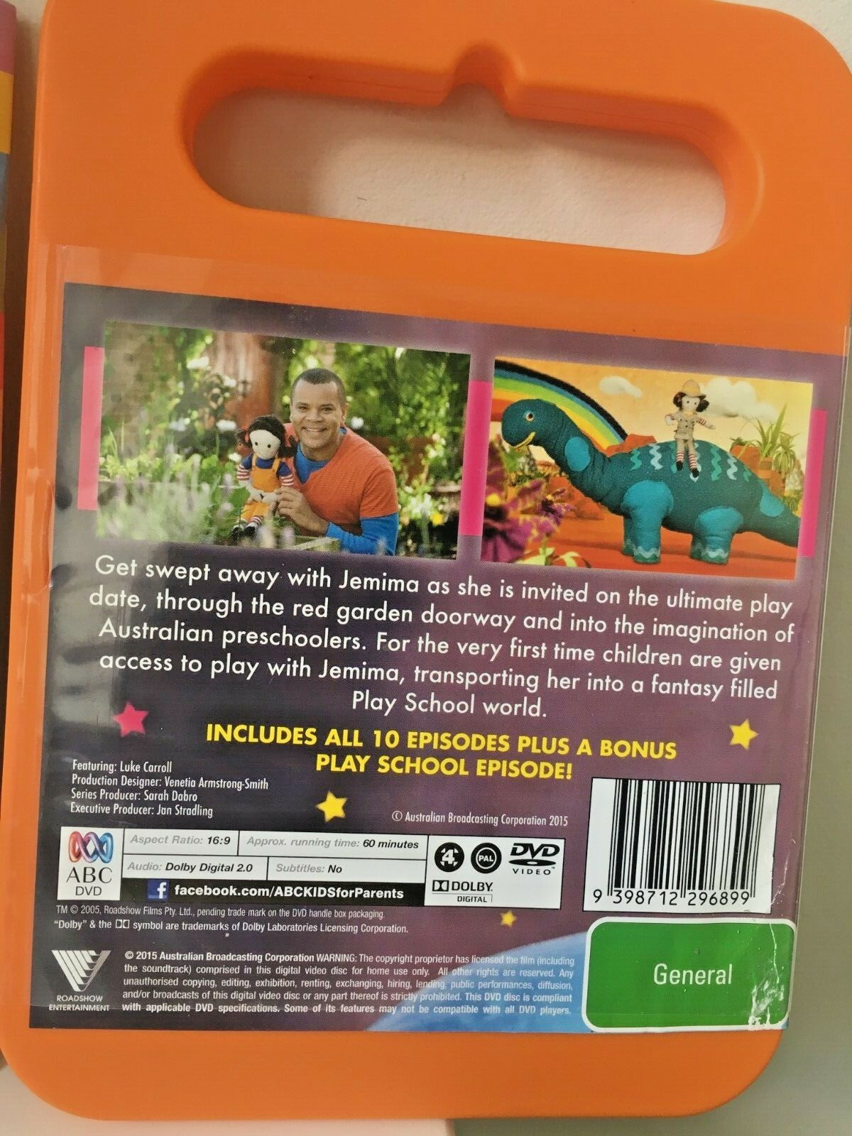 U Get 2 ITEMS ABC KIDS Jemima's Big Adventure DVD R4 & PLAY SCHOOL BOOK