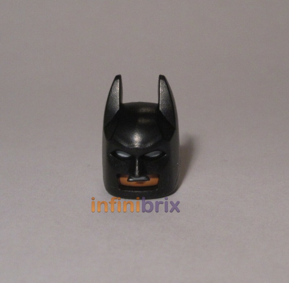 Lego Desert Batman Head Cowl Mask from set 76056 Super Heroes
