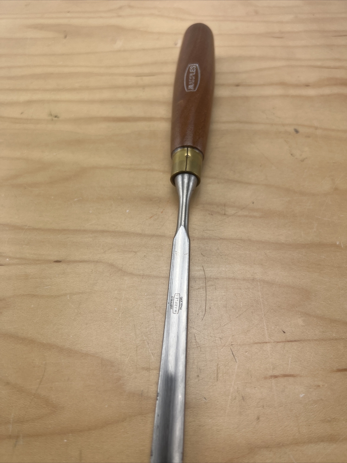 Vintage Marples M6- 3/8'' Wood Carving Chisel Gouge Wood Sculpture ...