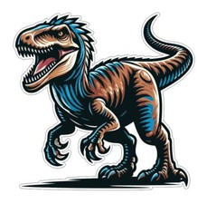 Dinosaur Sticker Stickers A167