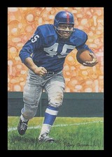 Emlen Tunnell Goal Line Art Card New York Giants