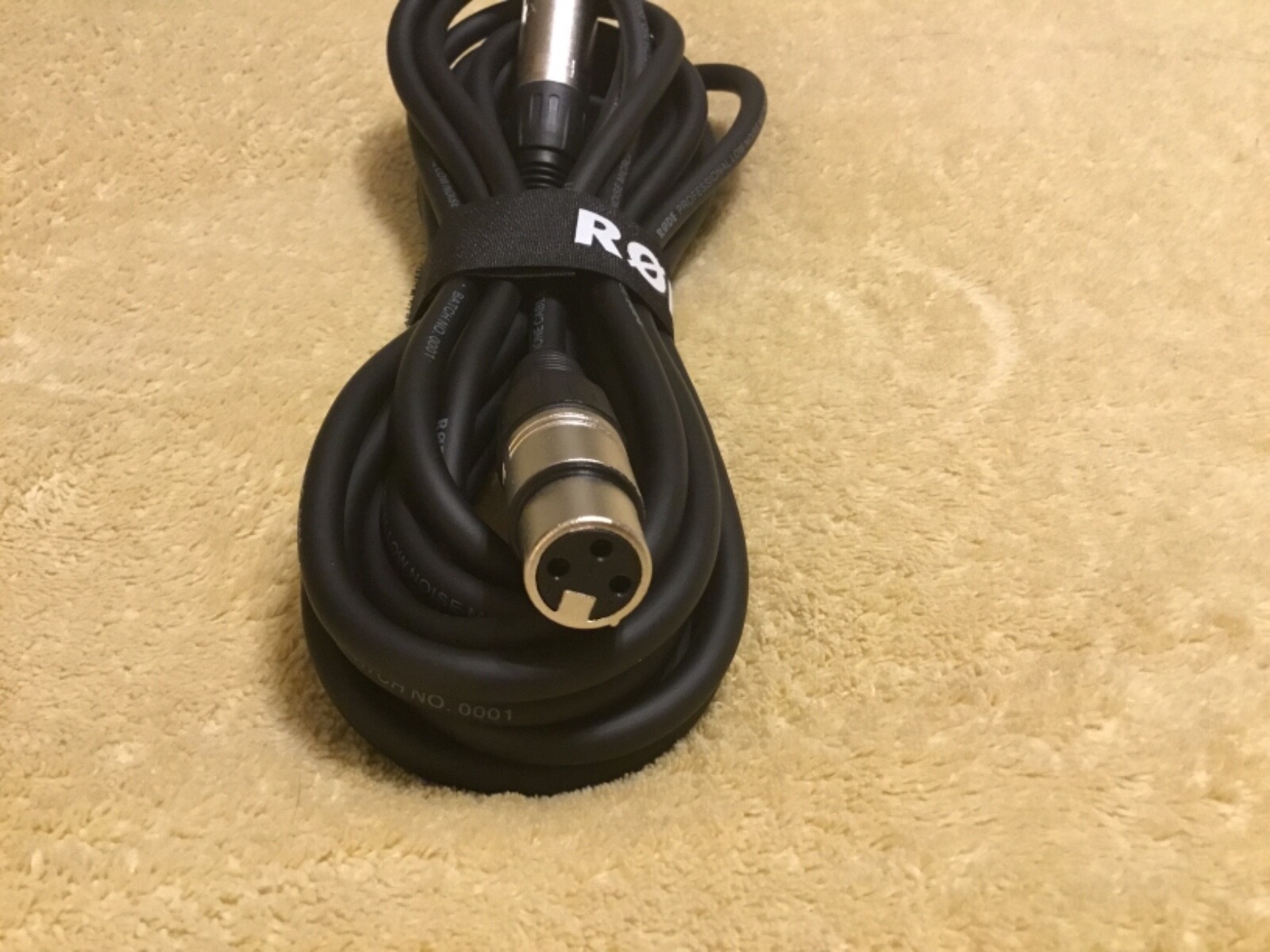 Rode professional low noise microphone cable batch no. 0001 eBay