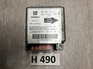 OPEL OMEGA B1 AIRBAG STEUERGERÄG SRS GEBRAUCHT ORIGINAL 90492467              B2