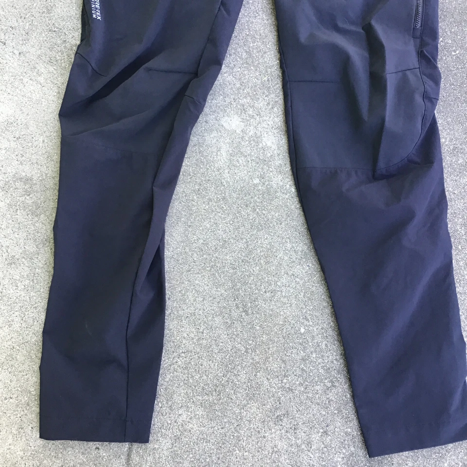 Gore Wear Men Medium Fernflow Pants Black Adjustable Waistband Side Zipped Vents - Image 4 of 4