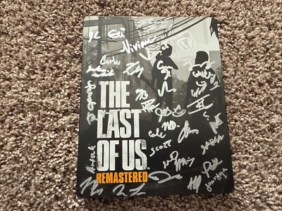 Signed By Naughty Dog The Last of Us Remastered STEELBOOK (Sony PS4, 2014)