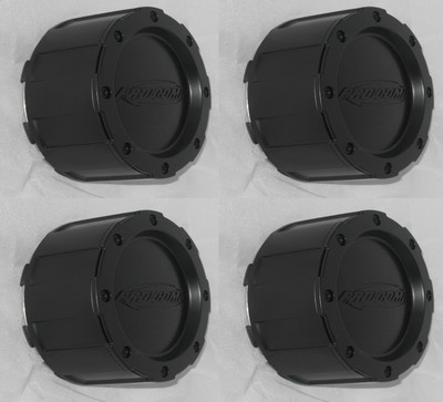 4 CAP DEAL EAGLE ALLOYS 3226 PRO COMP LOGO 3293 WHEEL RIM FLAT BLACK CENTER CAPS