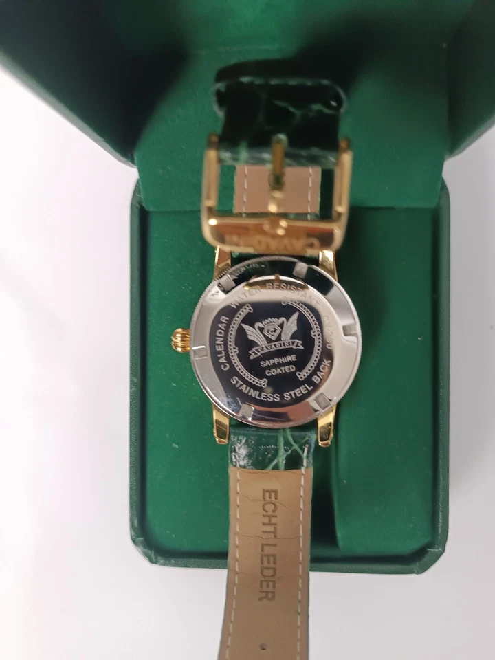 Cavadini Calender Uhr Unisex Grün  - Bild 4 von 4