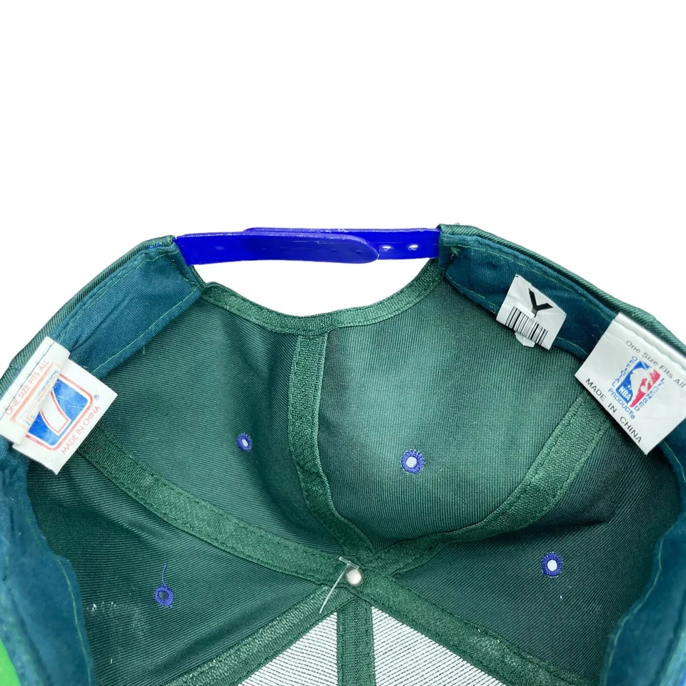 DE COLECCIÓN RARO NBA MILWAUKEE BUCKS BIG BUCK LOGO 7 DOS TONOS GORRA SNAPBACK Foto 4 de 4