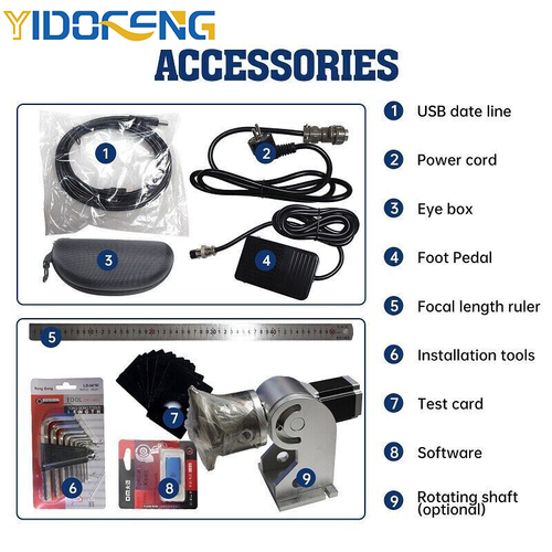 20W/30W/60W/80W/100W JPT MOPA Fiber Laser Marking Machine For Metal Engraving - Picture 5 of 16