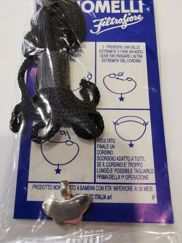 Kordel mit Anhänger in Schmetterlingsform - Geschenk Kamille BONOMELLI - VINTAGE