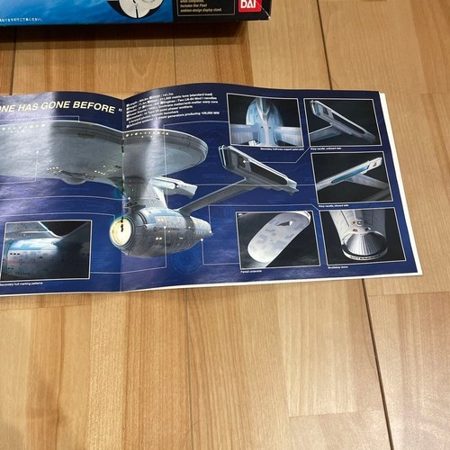 Star Trek EE. UU. Kit Modelo Plástico Bandai Enterprise NCC-1701 1:850 Escala 1/850 - Imagen 13 de 13