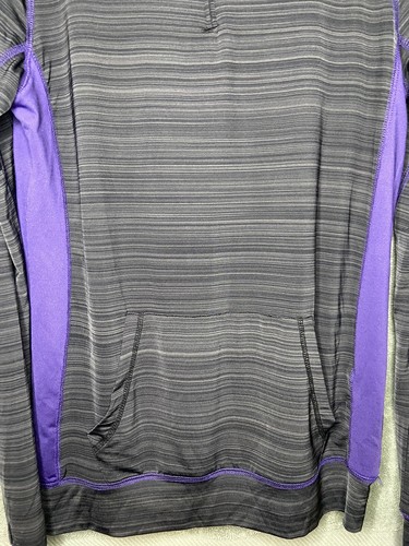 Washington Huskies Colosseum Mens Long Sleeve Shirt Size M Purple Gray Zip pocke - Picture 10 of 12