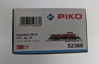 Piko 52368 H0 Dc Diesellok DE18 Cfl Vi + Plux22 Dec. Sound