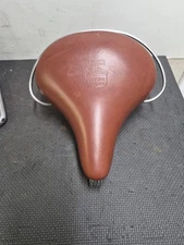 Vintage Persons Mens Leather Bicycle Seat Schwinn Monark Colson Elgin Shelby CWC
