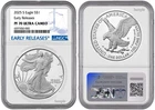 2025 S Silver American Eagle S$1 NGC PF70 UCameo Early Releases #378